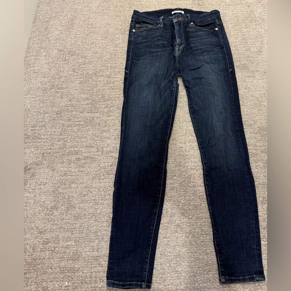 Women’s Good American Good Legs Dark Denim Jeans Size 8/29